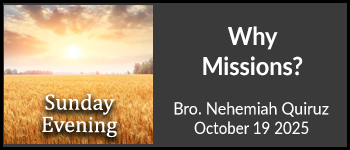 Why Missions?